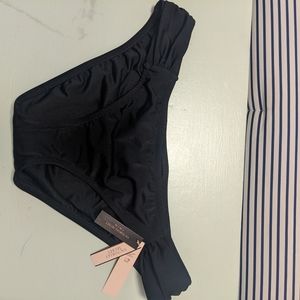 NWT Large Victoria's Secret black bikini bottom